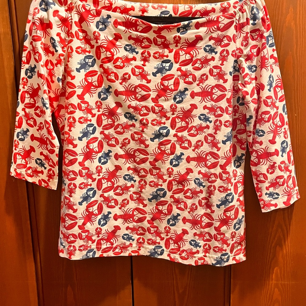 Sailor Sailor Lobster Print Women's Top